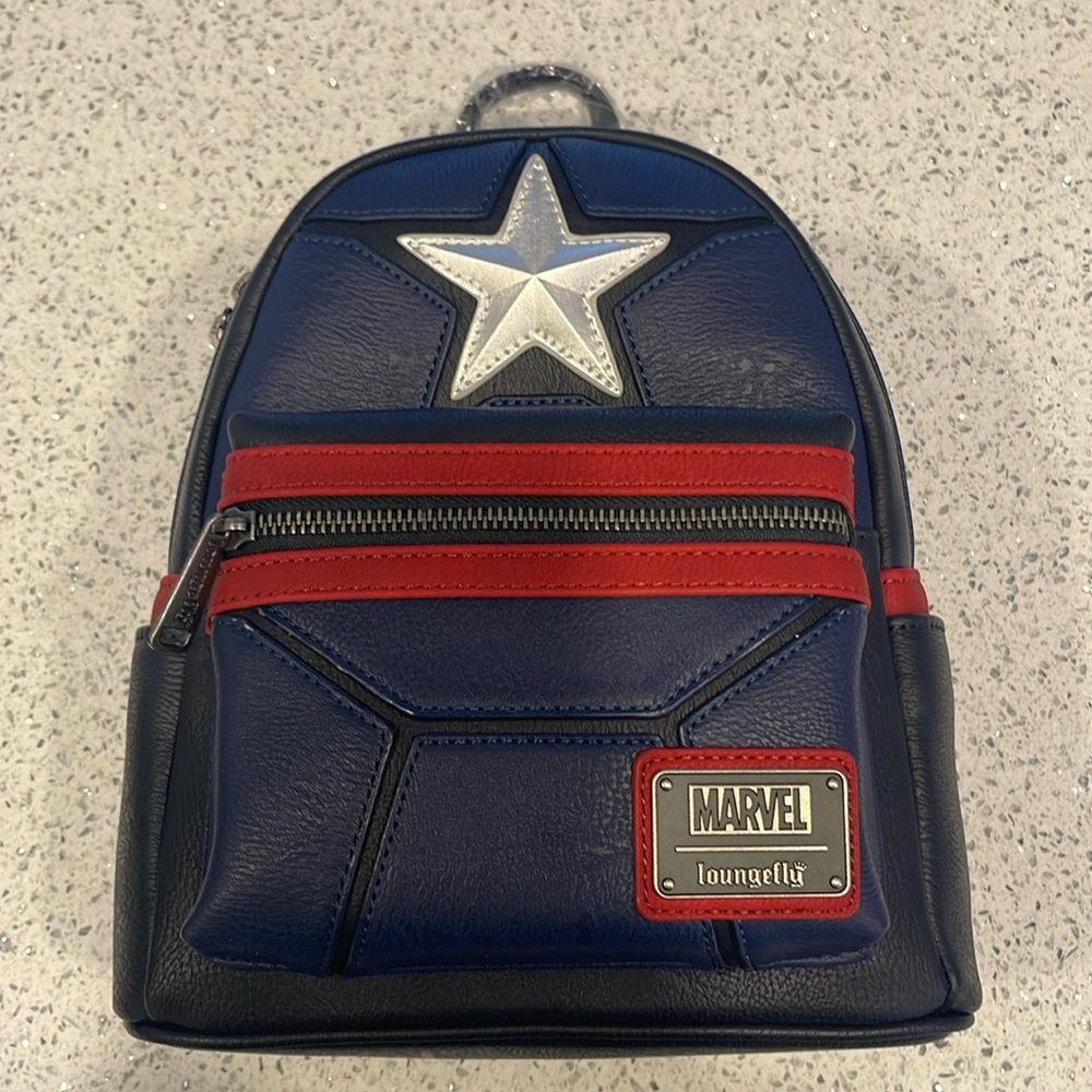 NWT LOUNGEFLY CAPTAIN AMERICA BACKPACK